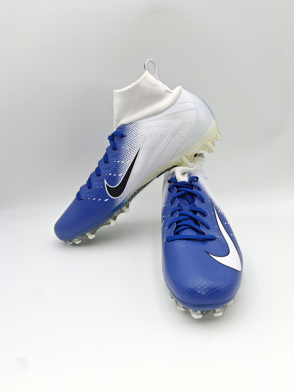 Nike Vapor Untouchable Pro 3  Blue White Cleats Men's Football  Size 15